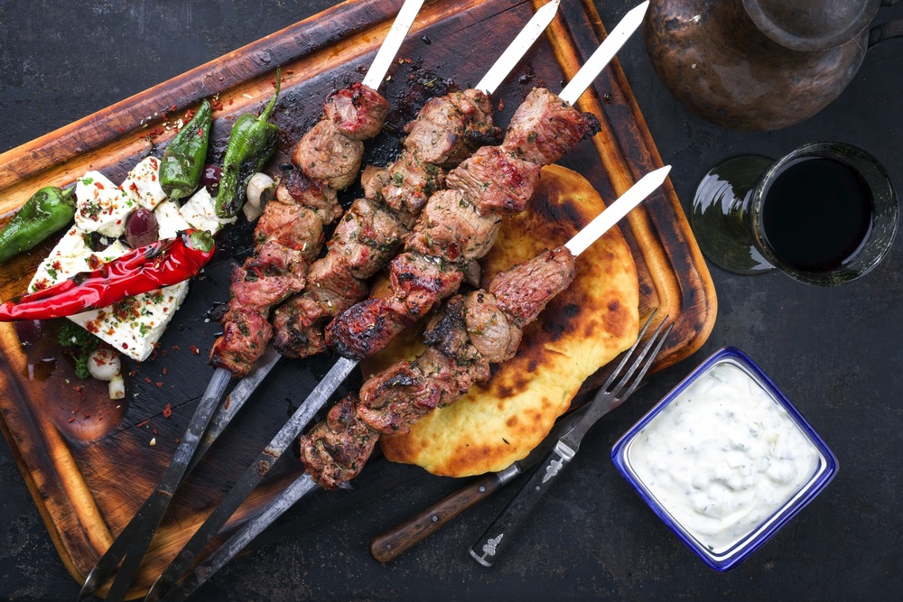 Souvlaki Travel Greece Greek Food