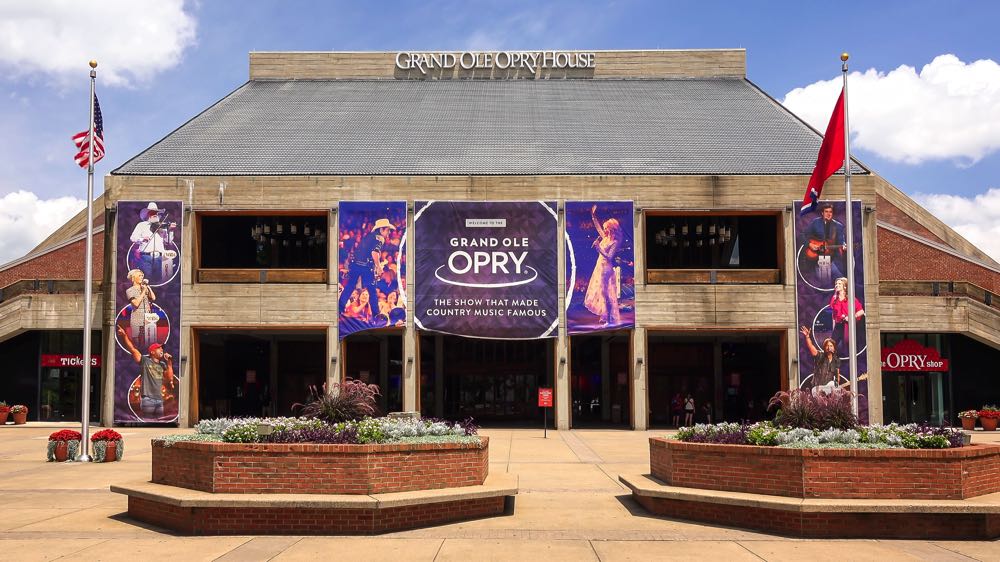 The Grand Ole Opry building in Nashville