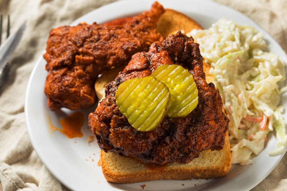 Nashville hot chicken sandwich