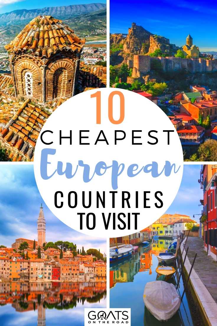 Did you know you can visit Europe for cheap, under $50 a day or less? We’ve got the guide to these 10 cheapest European countries to visit, and how you can travel on a budget! So, you shouldn’t miss some of the most beautiful countries in Europe that are super budget-friendly. Start packing your bags for your vacation with our travel tips! | #Europe #EuroTrip #TravelTips 10 Cheapest European Countries to Visit