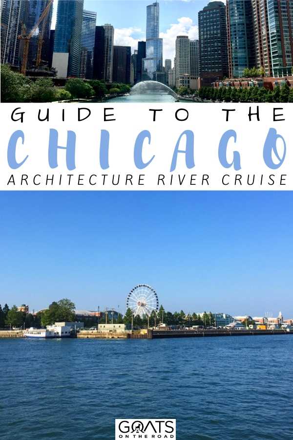 If it’s your first time in Chicago, one of the best ways to explore the Windy City is by a boat tour, here’s the guide to the Chicago Architecture River Cruise! See stunning buildings including the Willis Tower, Merchandise Mart, and more! | #travel #architecturerivercruise #usatravelguide “Guide To The Chicago Architecture River Cruise