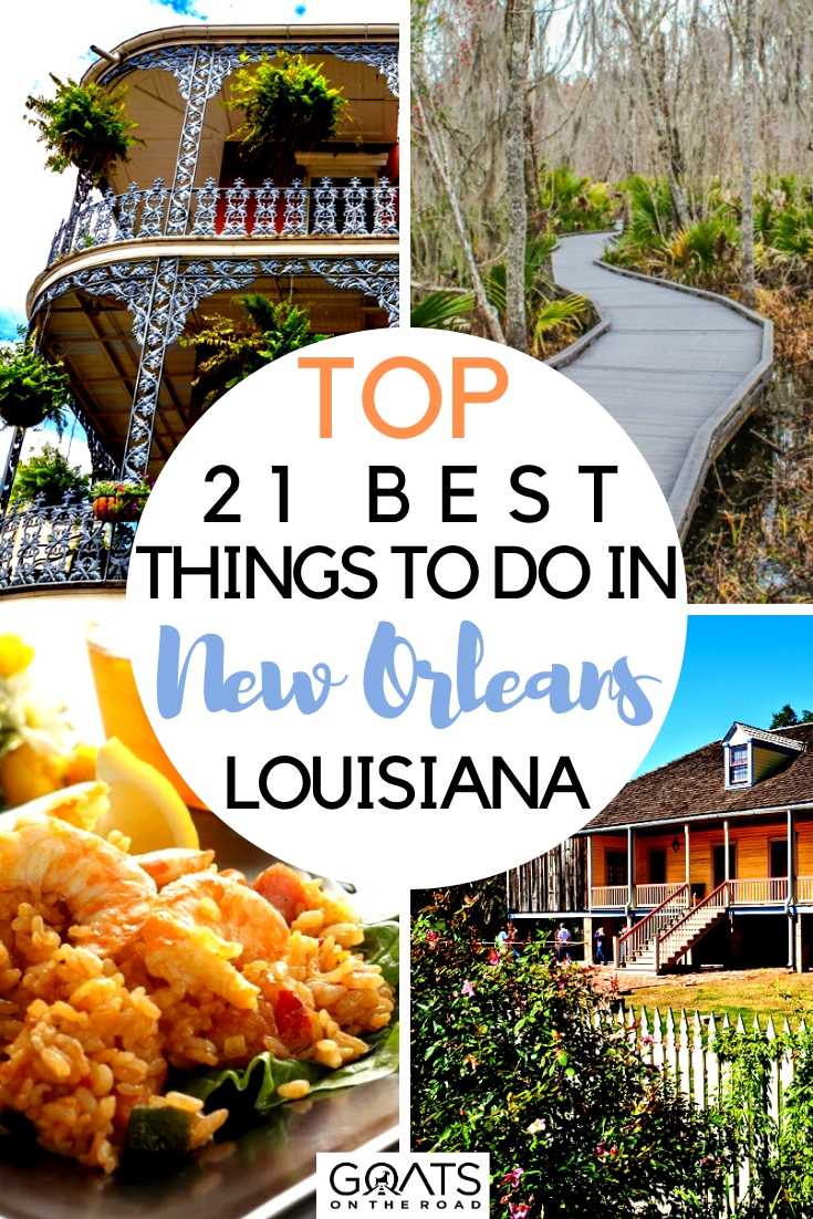 New Orleans is an incredibly unique city with so many beautiful places to see. Here are the top 21 best things to do in New Orleans, Louisiana. Including these fantastic live music as well as enjoying the famous Mardi Gras, and more! Here are our top picks! | #Louisiana #travelguide #beautifuldestinations Top 21 Best Things To Do in New Orleans, Louisiana