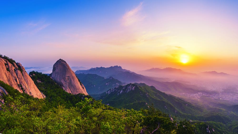 hiking korea