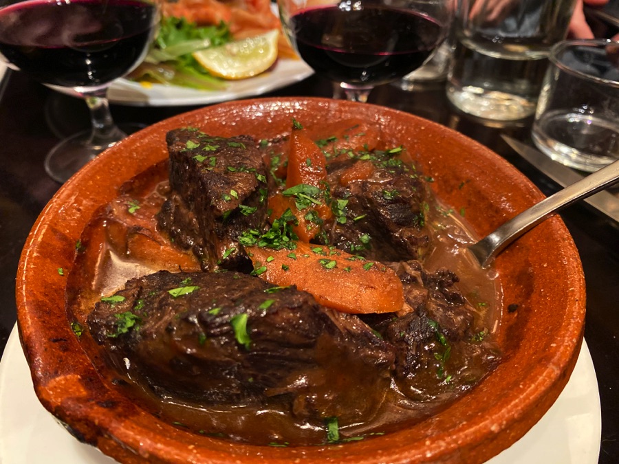 Beef stew in Paris, France, one of the most delicious food countries