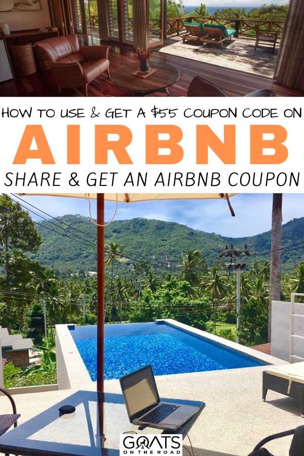 $55 discount off of any Airbnb booking using our special Airbnb Coupon Code discount promo code | #promocode #discountcode #coupon #travelcoupon #travelsavings “How To Use & Get A $55 Coupon Code On AirBNB