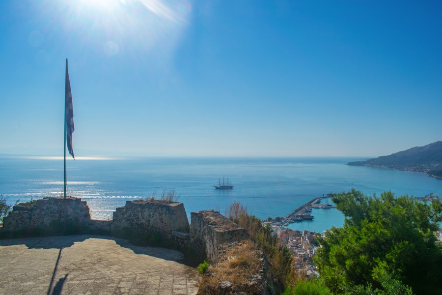 View From Venetian Castle Zakynthos