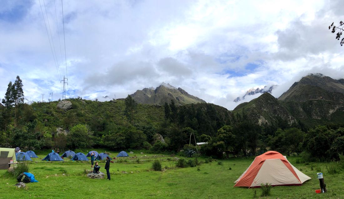 first campsite inca trail