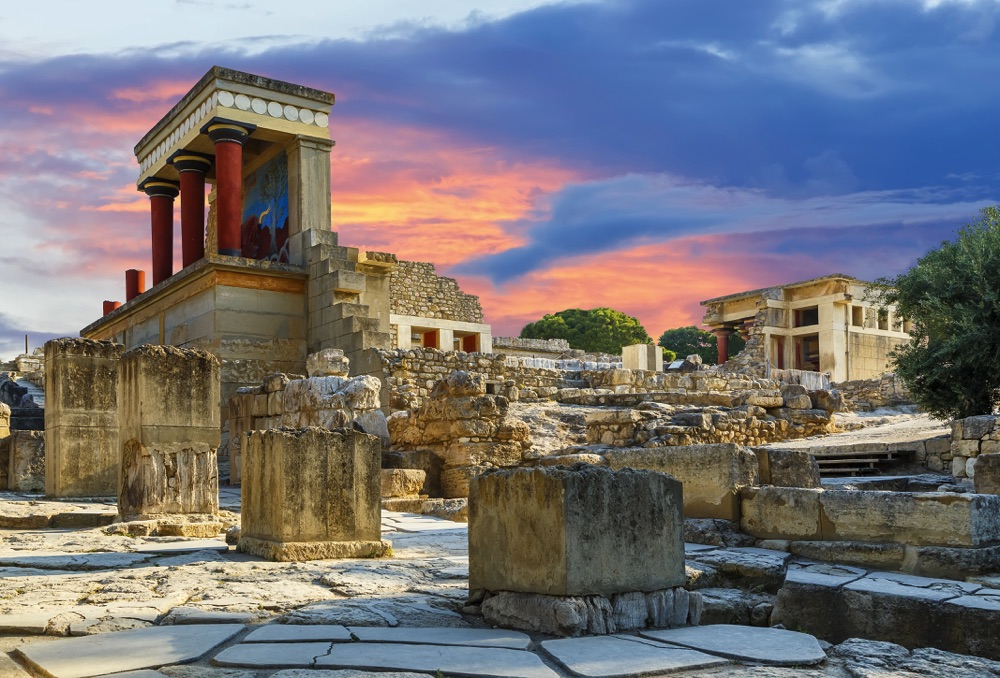 The ruins of Knossos are one of the can't-miss places to see in Crete