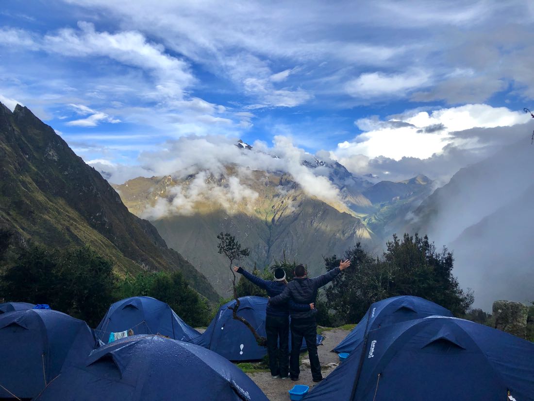 second campsite on inca trail