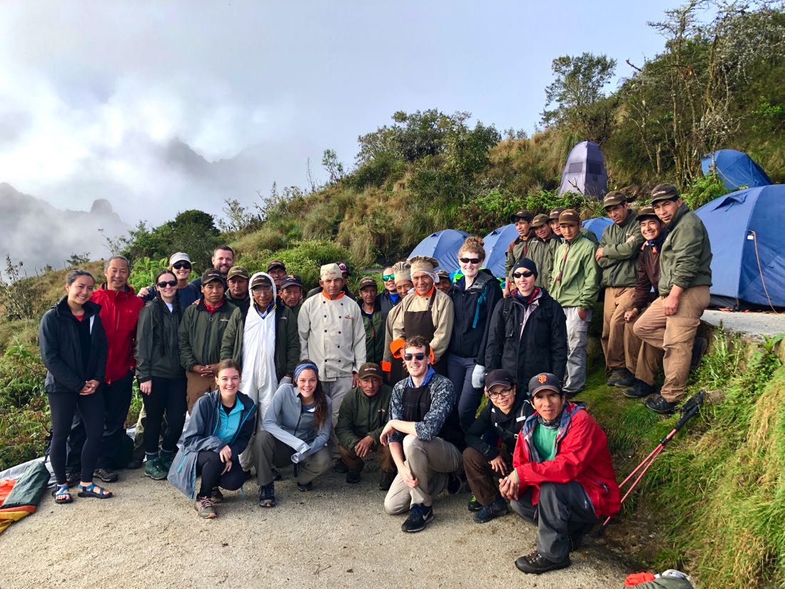 trekking group inca trail trek to machu picchu