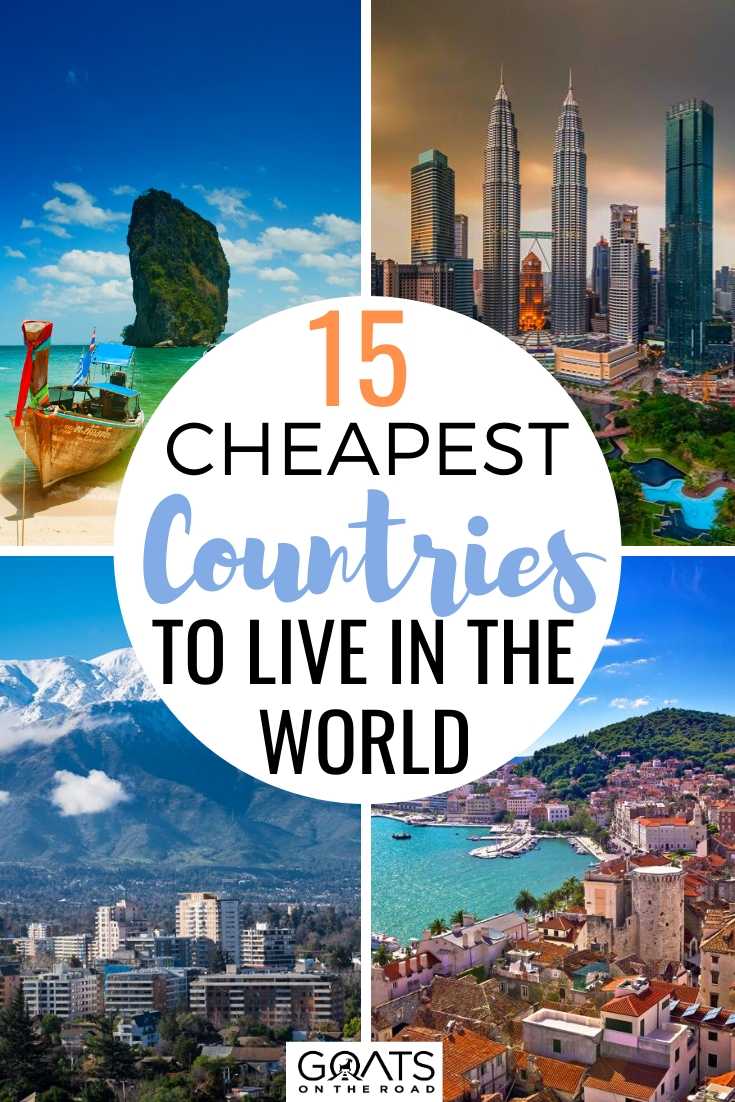 15 Cheapest Countries to Live in the World