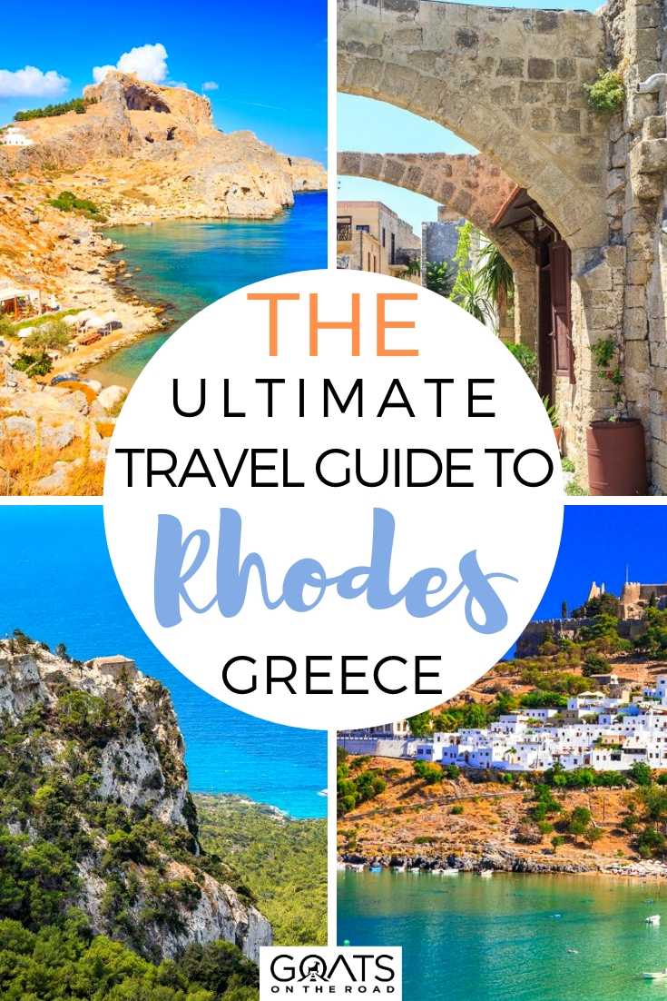 Planning to travel to Europe? Rhodes in Greece is a must for you bucket lists! Here is the ultimate travel guide to Rhodes, with so many amazing things to see and do, delicious restaurants to eat at and beautiful beaches to explore! Check out our tips and ideas for your trip to Rhodes. | #greece #beautifuldestinations #bucketlists The Ultimate Travel Guide to Rhodes, Greece