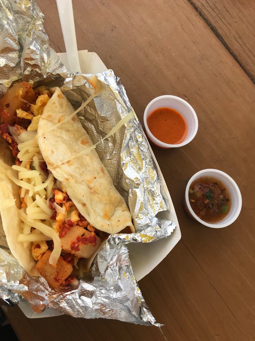 Breakfaast taco in Austin