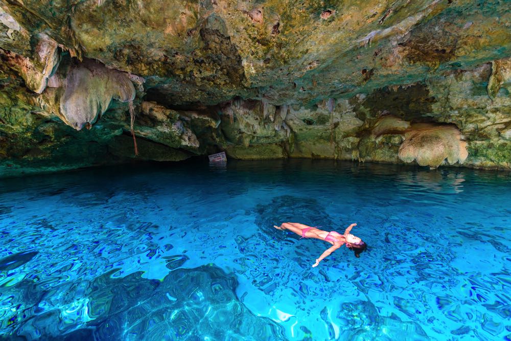 reasons to go backpacking in Mexico the cenotes