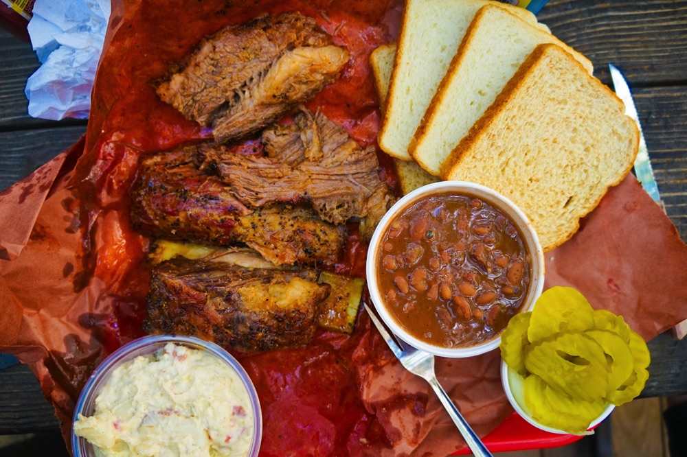 BBQ is what to eat during a weekend in Austin.