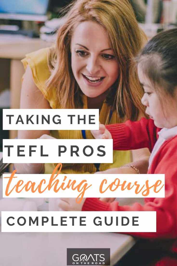Want to become an English teacher and travel the world? Click here to check out some great TEFL pro courses! | #tefl #englishteacher #teachingenglish “TEFL Pros Course A Complete Guide