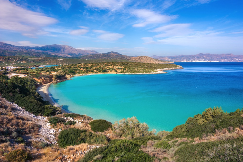 Voulisma Beach at Crete, Greece