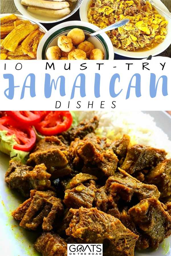 Wondering what to eat during your trip to Jamaica? Here are 10 must-try Jamacian dishes you won't want to miss! From traditional Jamaian food to fun foodie experiences, we've rounded up some incredible dishes! | #TravelTips #TraditionalFood #WhatToEat “10 Must-Try Jamaican Dishes