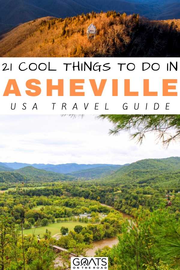Are you planning your itinerary for your trip to North Carolina? Here are the 21 cool things to do in Asheville! From breweries to hiking, southern food, waterfalls to hot springs, and more, this detailed itinerary will help you have the best Asheville trip ever! | #Travel #USA #PrettyCities “21 Cool Things To Do in Asheville: USA Travel Guide