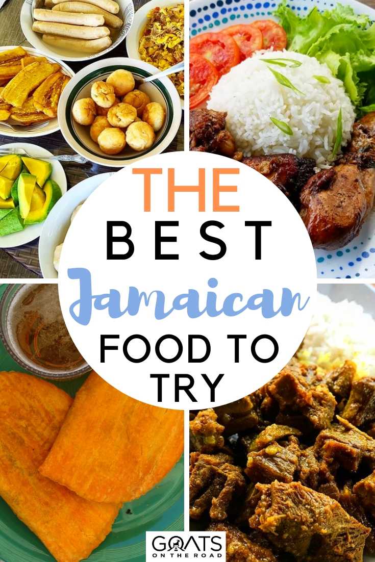 Wondering what to eat in Jamaica? Here is a guide of the best Jamaican foods to try, such as the most well-known Jamaican cuisine, like Jamaican jerk chicken and pork, to delicious goat curry, to steamed and sauteed callaloo, and more! | #Travel #FoodTravel #BestJamaicanFood The Best Jamaican Foods To Try