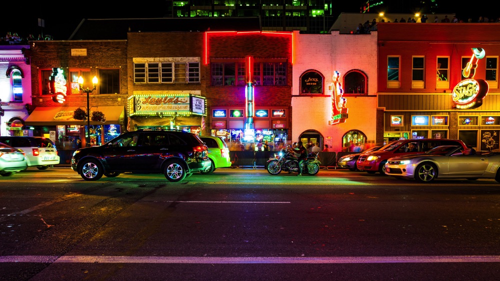 Driving in Nashville, Tennessee