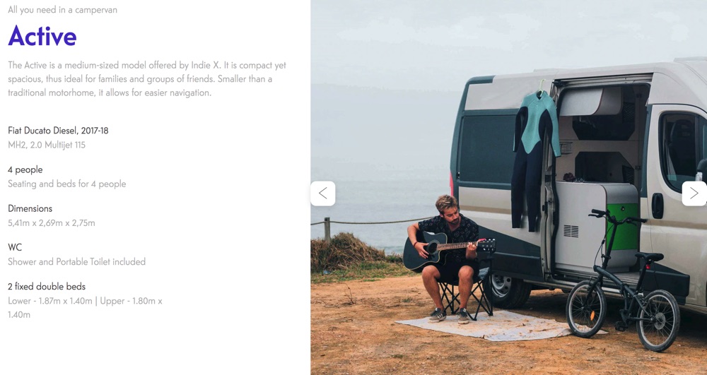 indie campervan active