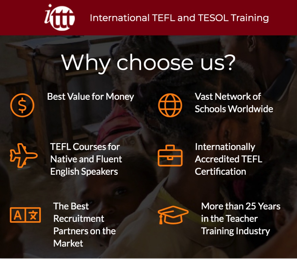 reasons to choose ITTT tefl