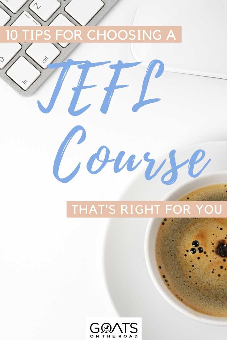 Check out our 10 tips for choosing a TEFL course that's right for you. Read 10 detailed online tefl program reviews, which will help you find the TEFL certification that's right for you. Get TEFL certified, then find accredited TEFL courses in this comprehensive online TEFL course guide. | #teachenglishabroad #teachenglishonline #makemoney “10 Tips For Choosing A TEFL Course That’s Right For You