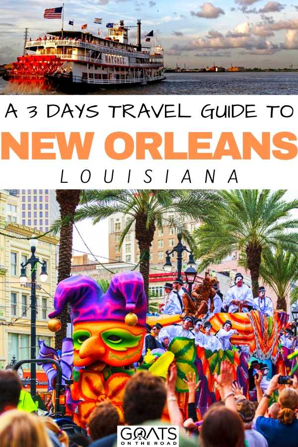Ready for an exciting getaway to Louisiana? If you are searching for a 3 days travel guide to New Orleans, you have come to the right place! Includes recommendations on where to stay, where to eat as well as experience the city’s fantastic culinary, enjoy live music, and more! If you are new to New Orleans, welcome! | #travelguide #bucketlist #NewOrleans “A 3 Days Travel Guide To New Orleans