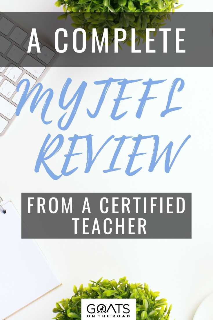 A Complete MyTEFL Review From A Certified Teacher