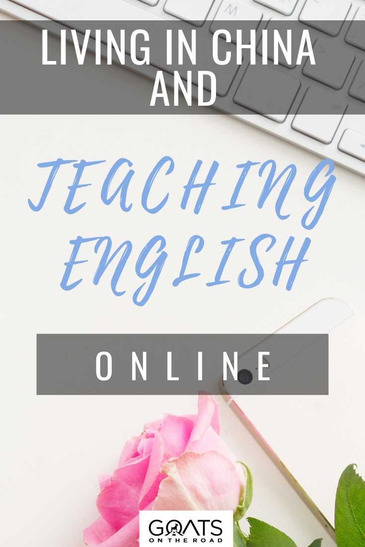 Living in China and Teaching English Online