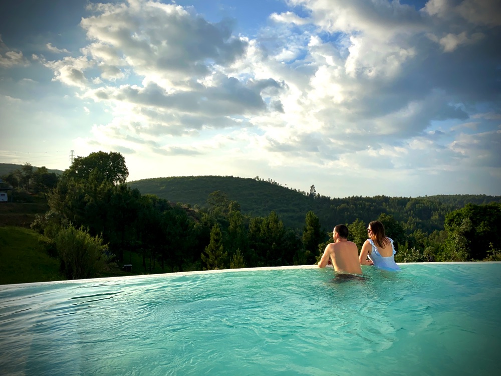 Pool at the campsite in Penela