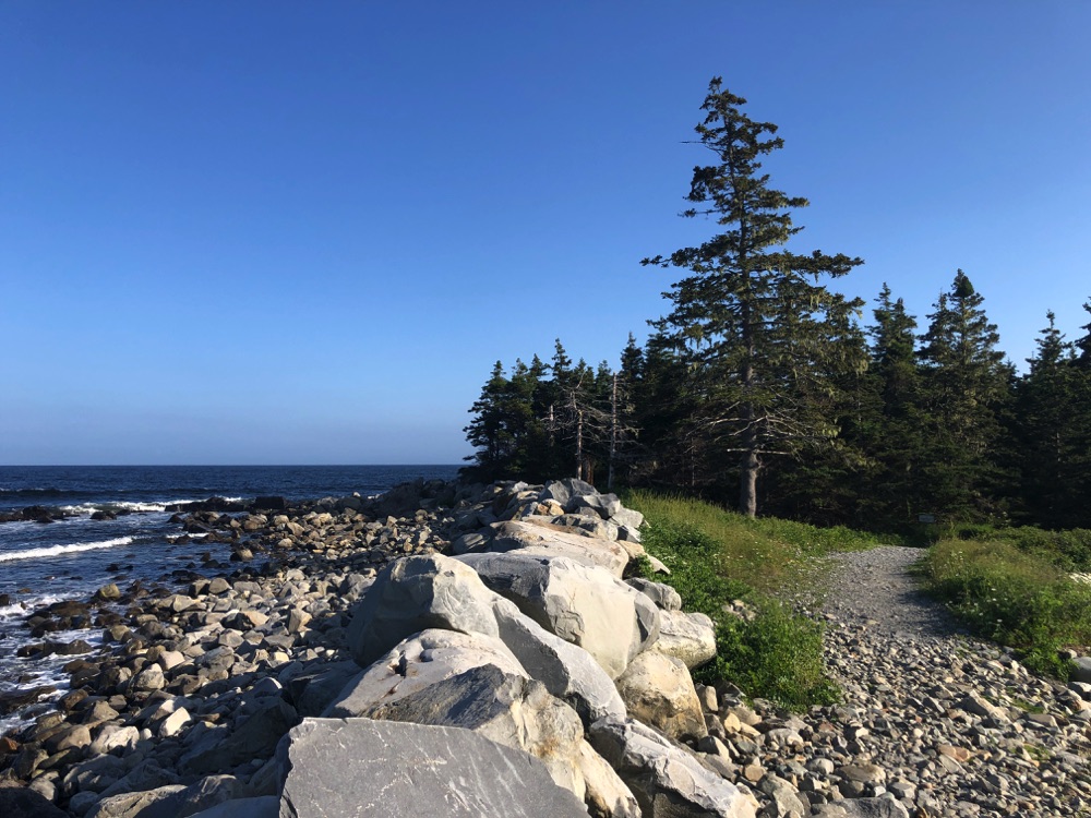 white point beach resort hiking