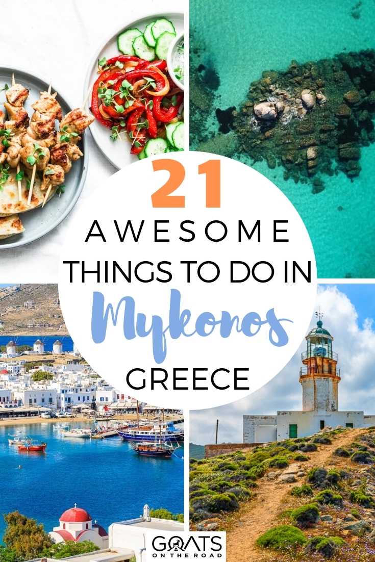 Are you planning a vacation in Greece? If so, here are 21 awesome things to do in Mykonos! We’ve got tips and ideas for you, including which restaurants have amazing food for you to try, the best beaches to scuba dive at, where to experience the nightlife and more! | #wanderlust #traveltips #visitgreece 21 Awesome Things To Do in Mykonos, Greece