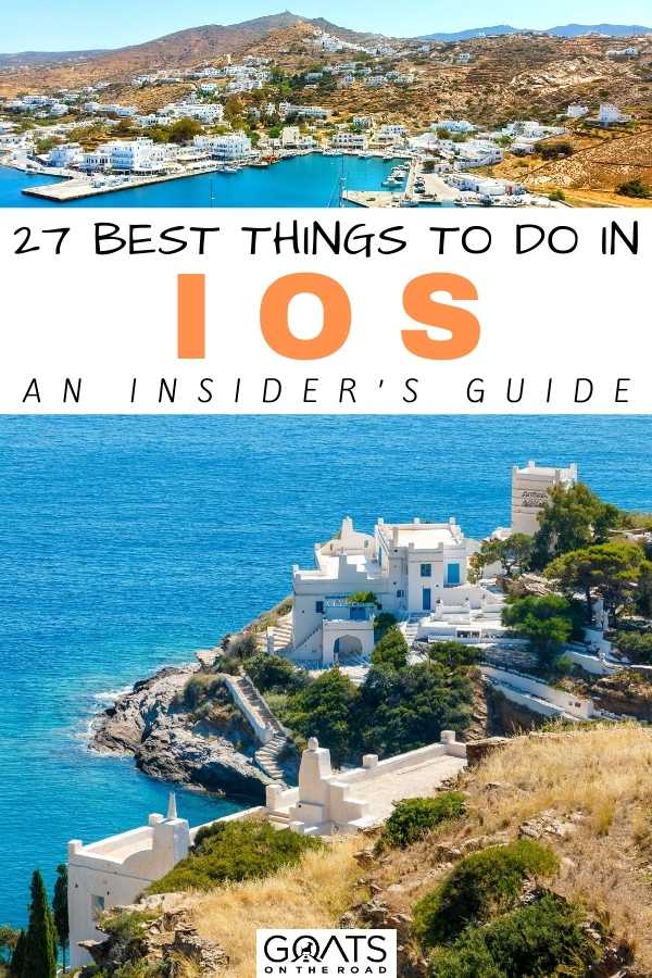 Planning a Greek island hopping getaway? In this guide, we show you the 27 best things to do in Ios, Greece! Whether you want to enjoy the nightlife and have a party, or relax by the beach, this guide has it all! | #greece #traveltips #visitgreece “27 Best Things To Do in Ios: An Insider’s Guide
