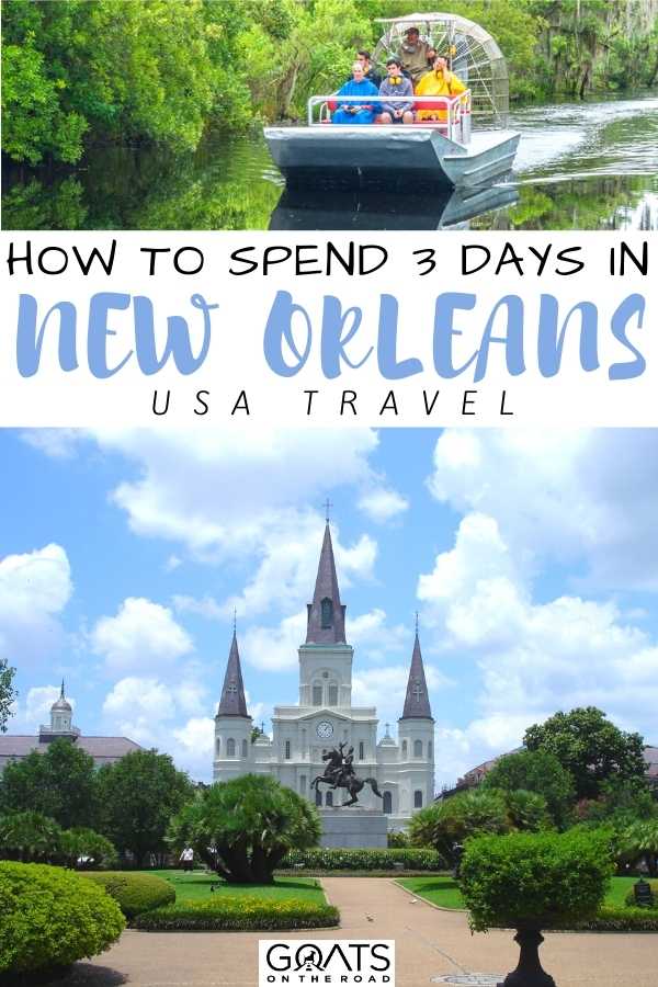 Planning to visit New Orleans for a weekend? Here's a complete guide on how to spend 3 days in New Orleans, LA! It includes recommendations like where to stay, where to eat, relax, and more! A guide to the things you cannot miss in New Orleans! | #wanderlust #NOLA #prettycities “How to Spend 3 Days in New Orleans, LA
