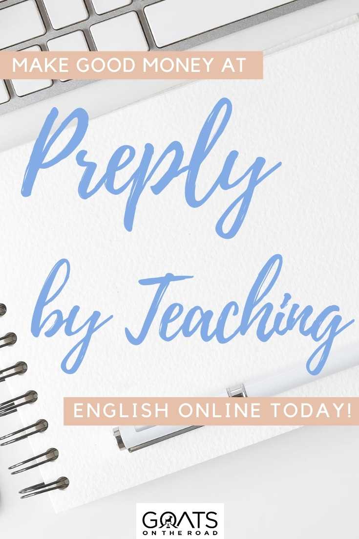 “Make Good Money at Preply by Teaching English Online Today!