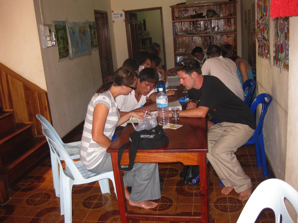 us in luang prabang laos teaching