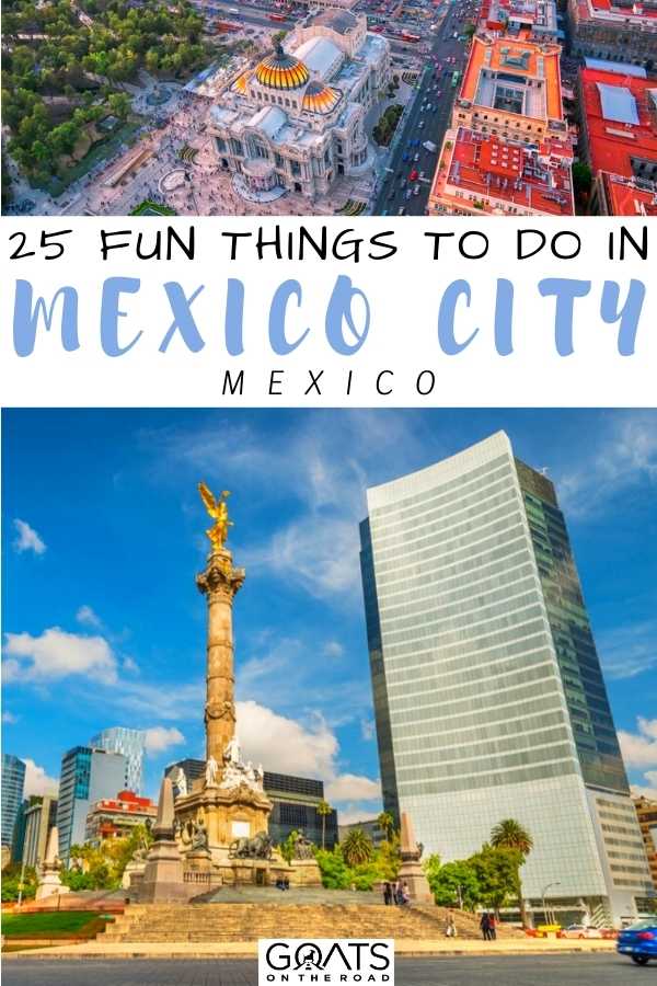 Looking for some fun things to do in Mexico City? This colorful country is filled with exciting places to explore, whether you want to see the pyramids, eat local food, visit the markets, and more. Check out our travel guide and start planning your trip! | #mexico #wanderlust #travelguide 25 Fun Things To Do in Mexico City