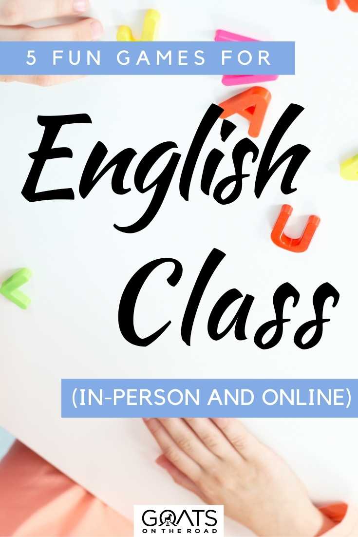 5 Fun Games For English Class (Online and In-Person)