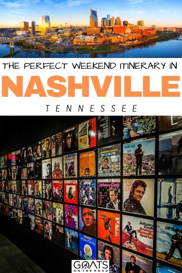 Planning to visit Nashville? Here’s the perfect weekend itinerary in Nashville, Tennessee. This vibrant city is filled with music, history, culture, and of course - lots to food and drink! This itinerary will get you started! | #Nashville #VisitNashville #TravelGuide “The Perfect Weekend Itinerary in Nashville, Tennessee