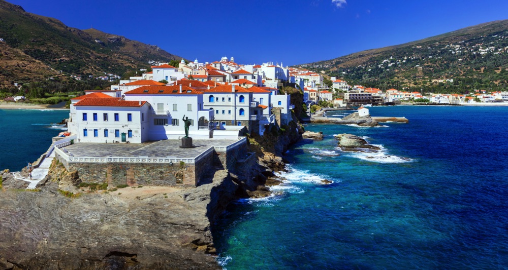 andros greek island