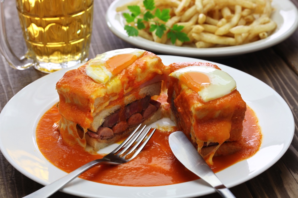 Francesinha sandwich food in portugal