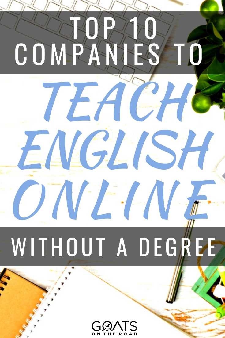 Top 10 Companies To Teach English Online Without A Degree