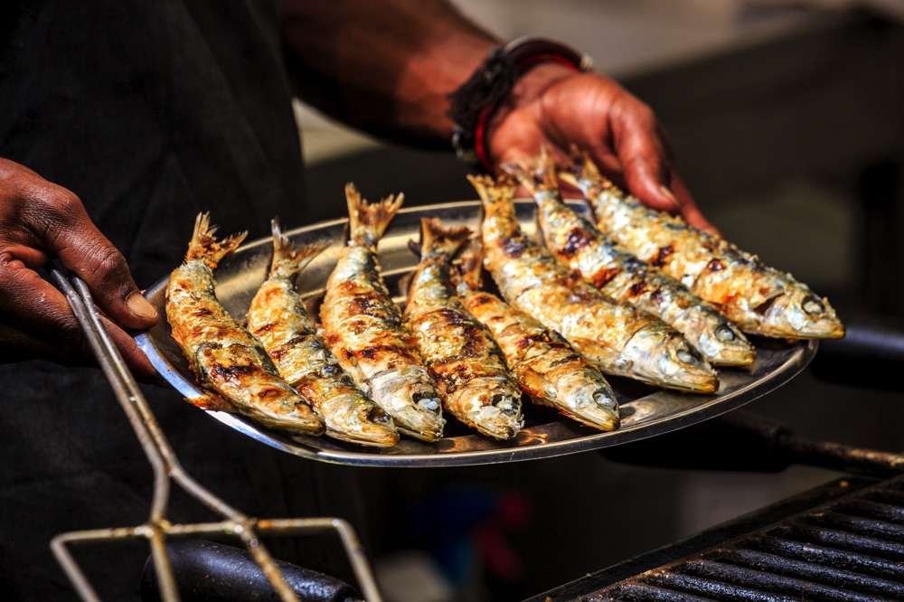 grilled sardines in portugal food to try