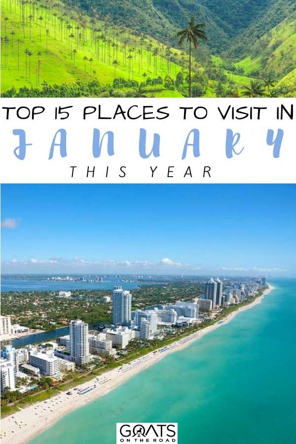 Planning your next world travel getaway? We’ve listed these top places to visit this year, whether you want a budget-friendly option like Mexico, or tropical beach paradise like Costa Rica, Greece, Miami Florida and Grenada, we’ve listed where to go and what to see, and some of the most interesting places for 2021! | #travel #Greece #toptraveldestinations “Top 15 Places To Visit in January This Year