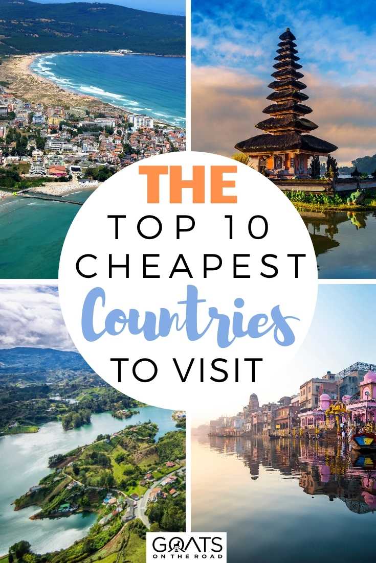 If you are planning to travel on a budget and are looking for the cheapest places to travel, check out this guide to the top 10 cheapest countries to visit this year! Travel on a budget, from Indonesia, Bulgaria, South Africa, Thailand, to Greece and more. | #cheaptravel #travelhacks #backpacking The Top 10 Cheapest Countries to Visit