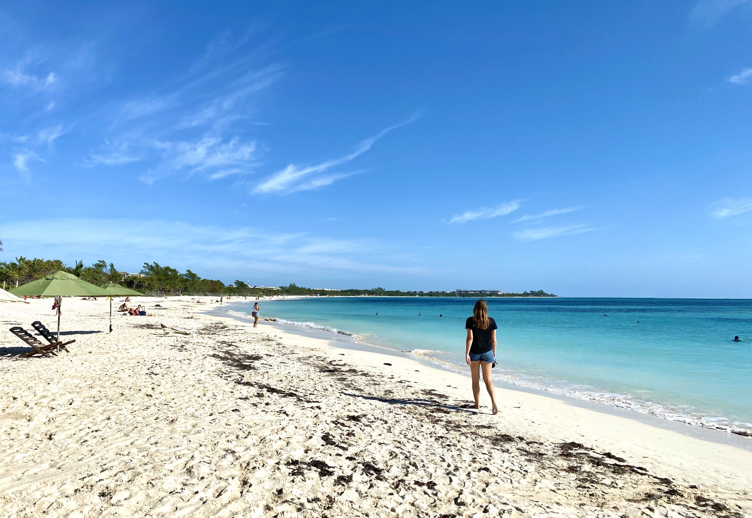 walking playa del carmen beach