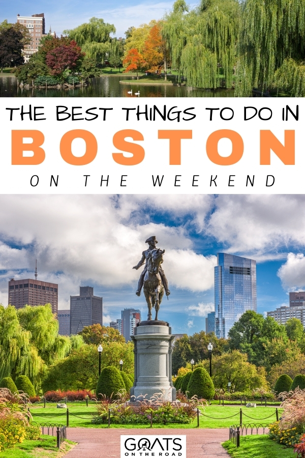 Heading to the capital city of Massachusetts? Here are the best things to do in Boston on the weekend! The perfect guide for what to do, where to eat, and what to see on your weekend away in Boston! Let us help you plan the perfect trip! | #boston #wanderlust #prettycities “The Best Things To Do in Boston On The Weekend
