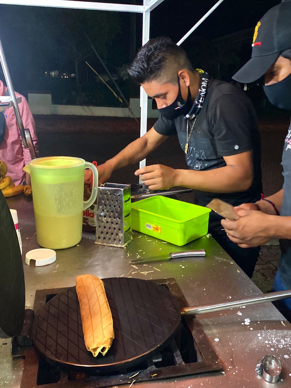 street food in playa